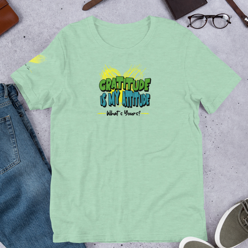 Gratitude Attitude T-shirt (5 color options) S-2X