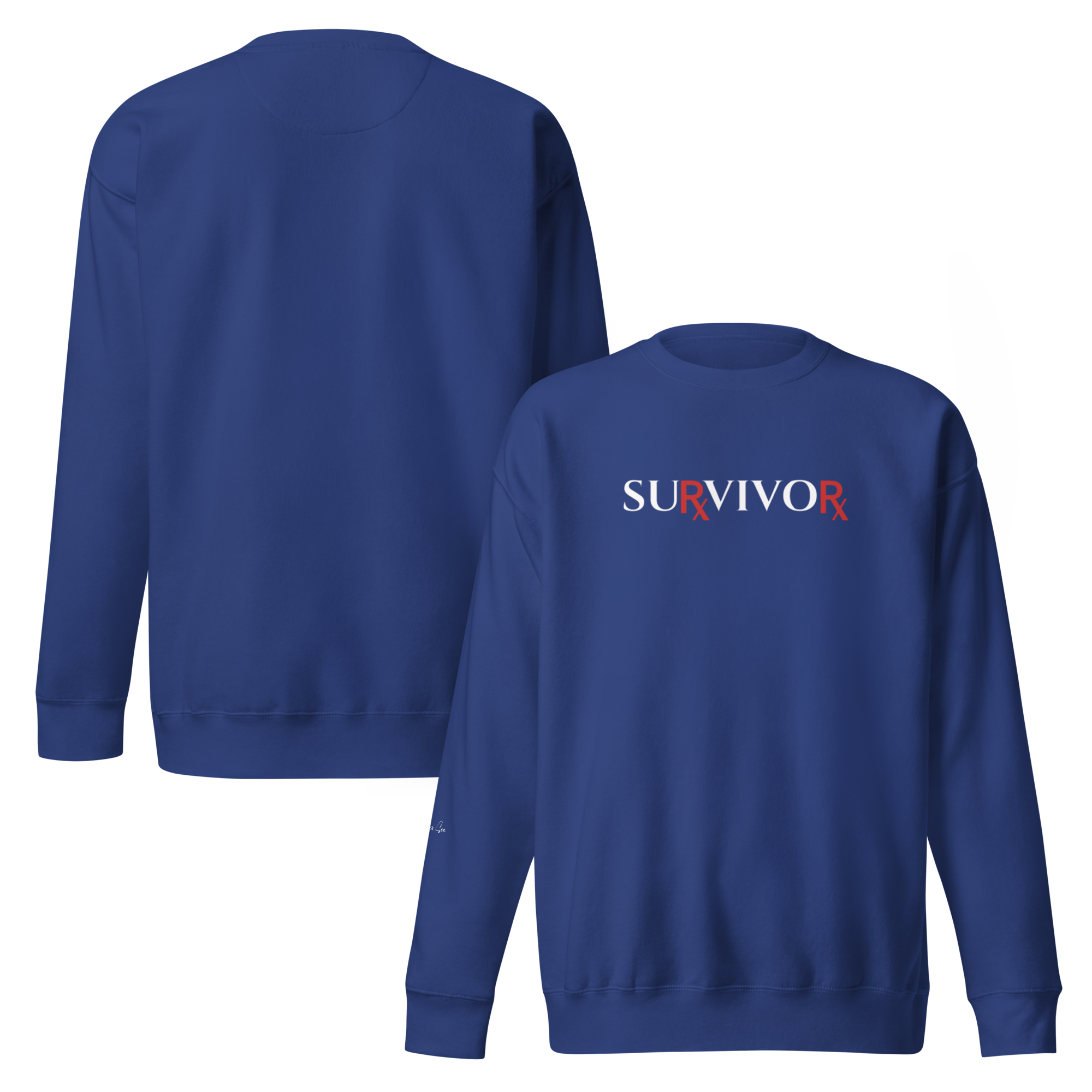 STRONG, BRAVE, and COURAGEOUS BIG PHARMA SURVIVOR Unisex Sweatshirt (S-2X) 5 COLORS