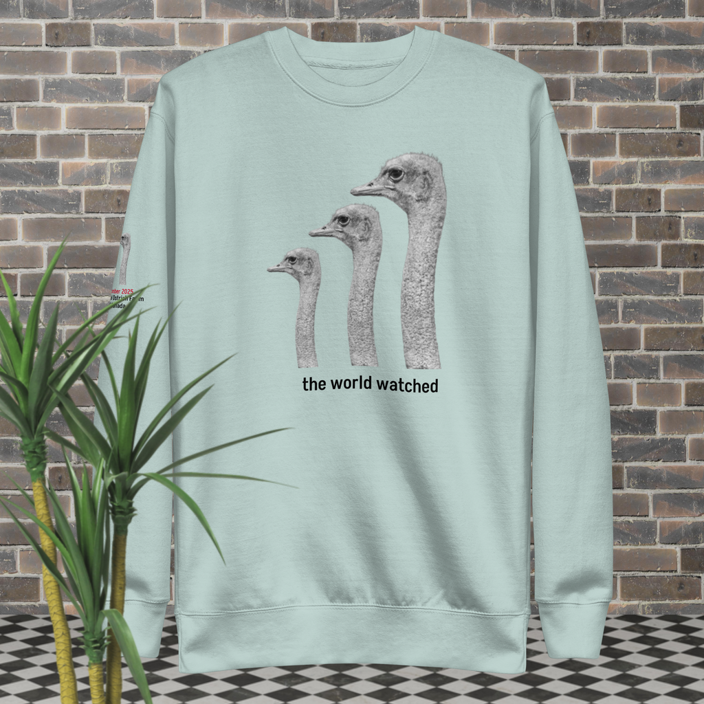Canada Ostrich Farm Remembrance Sweatshirt for charity, Black Lettering (5 color options) S-2X
