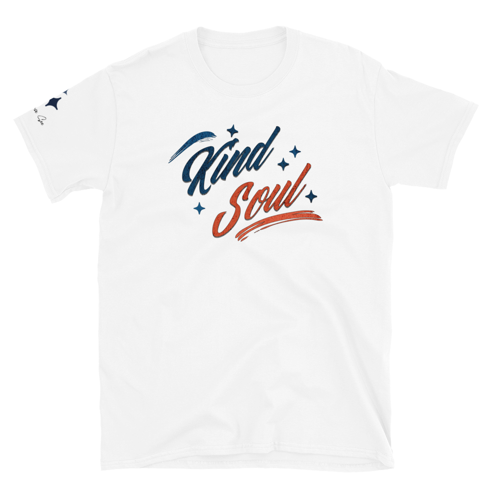 Expressively Generous, Kindhearted, Thoughtful, Considerate, and Compassionate Kind Soul Retro Unisex T-shirt (S-2X) 4 COLORS