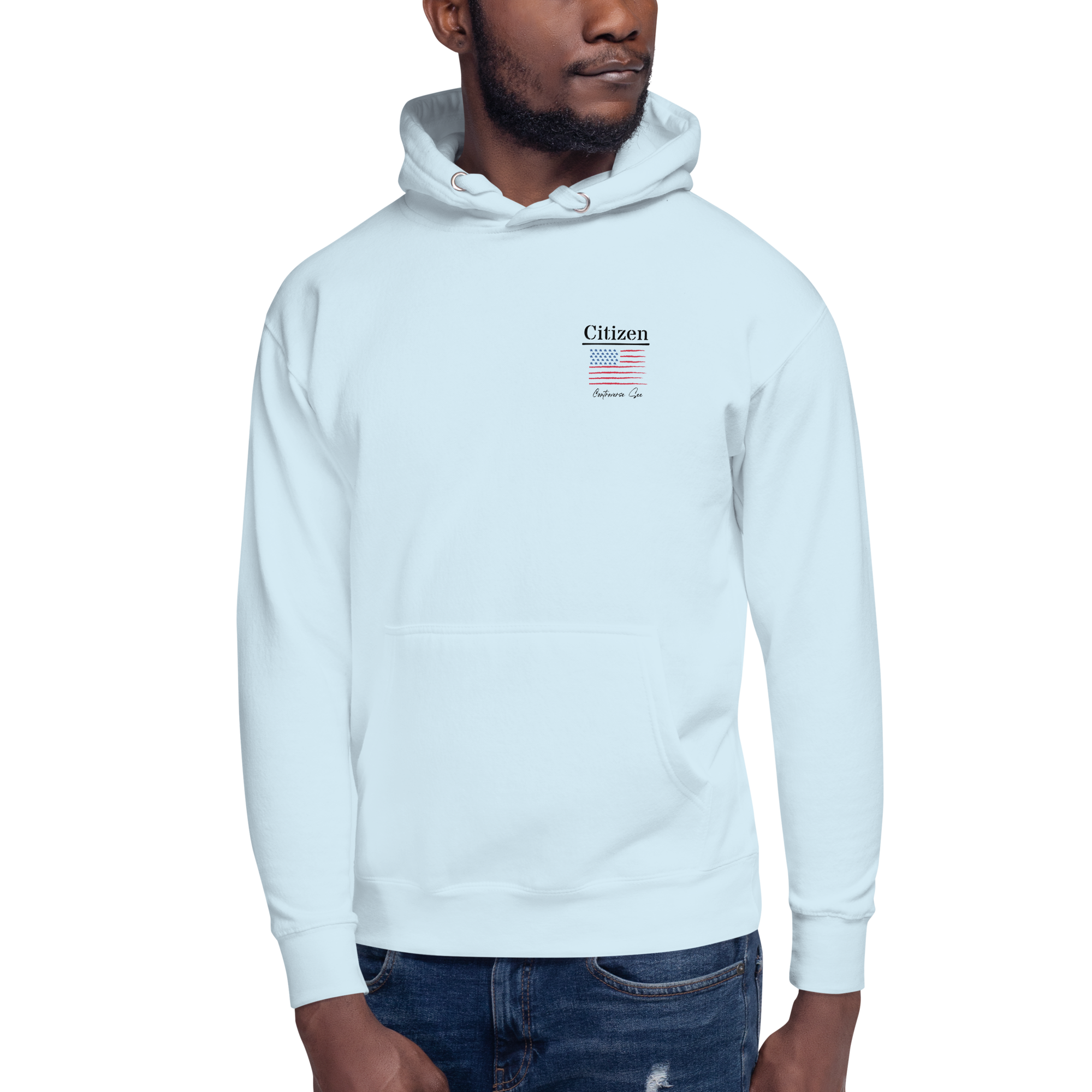 Celebratory All-American Patriotic 1776 USA 250 Proud American Citizen Unisex Hoodie (S-3X) 4 COLORS