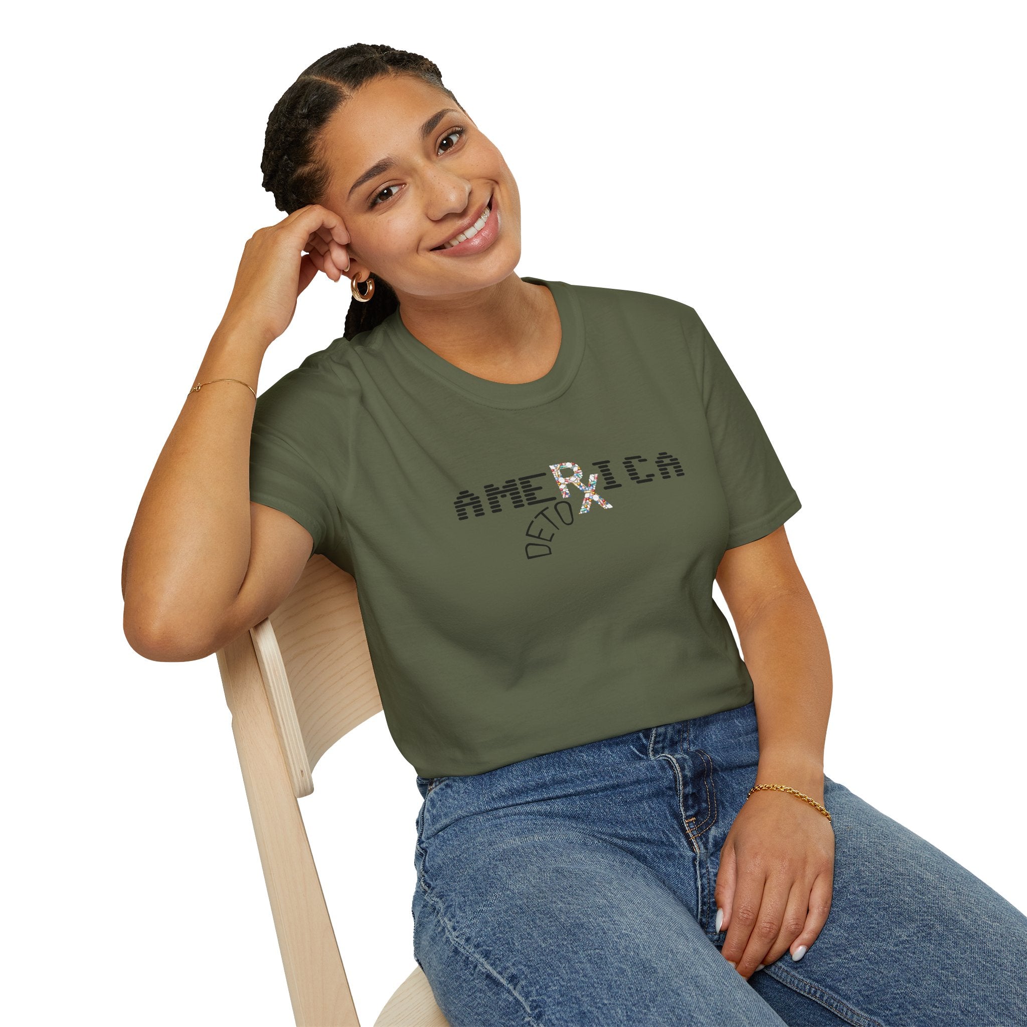 America Detox T-shirt (2 color options) S-2X