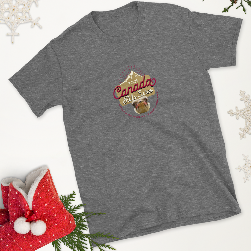 Canada Kills Cures t-shirt for charity (6 color options) S-2X
