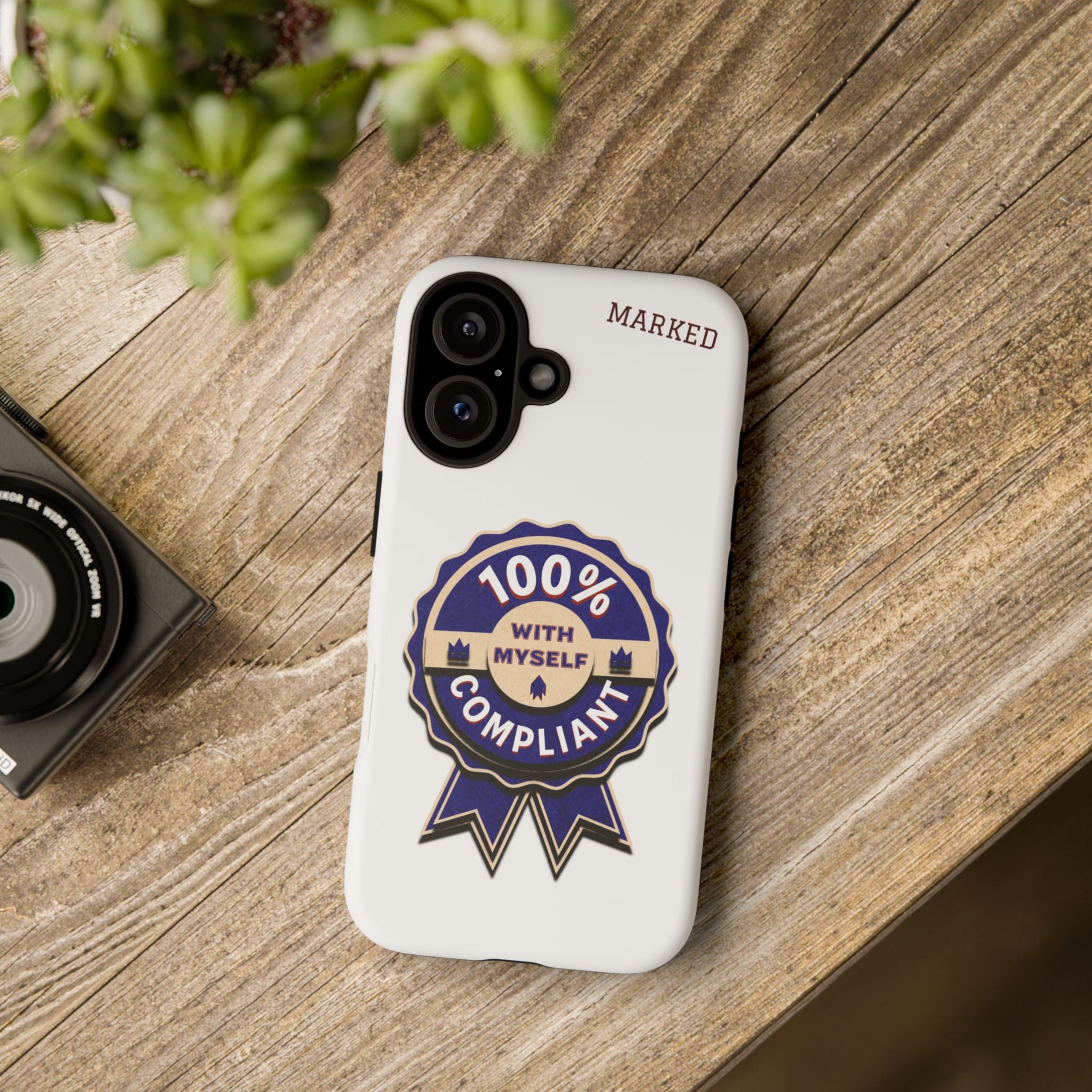 Marked 100% Compliant Tough Phone Case (matte & glossy)