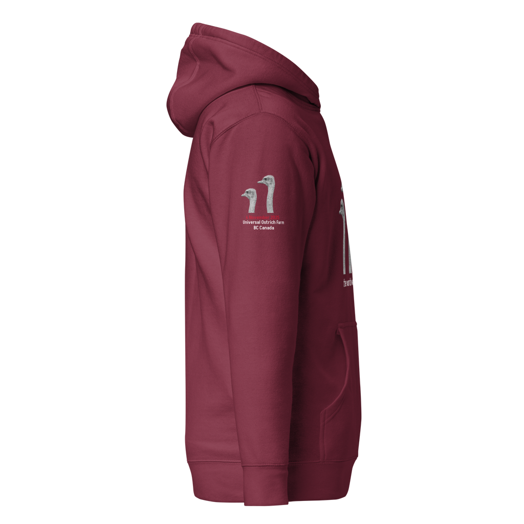 Canada Ostrich Farm Remembrance Hoodie for charity White Lettering (4 color options) S-2X