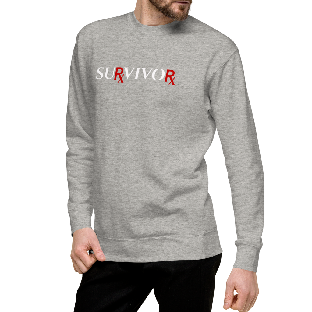 STRONG, BRAVE, and COURAGEOUS BIG PHARMA SURVIVOR Unisex Sweatshirt (S-2X) 5 COLORS