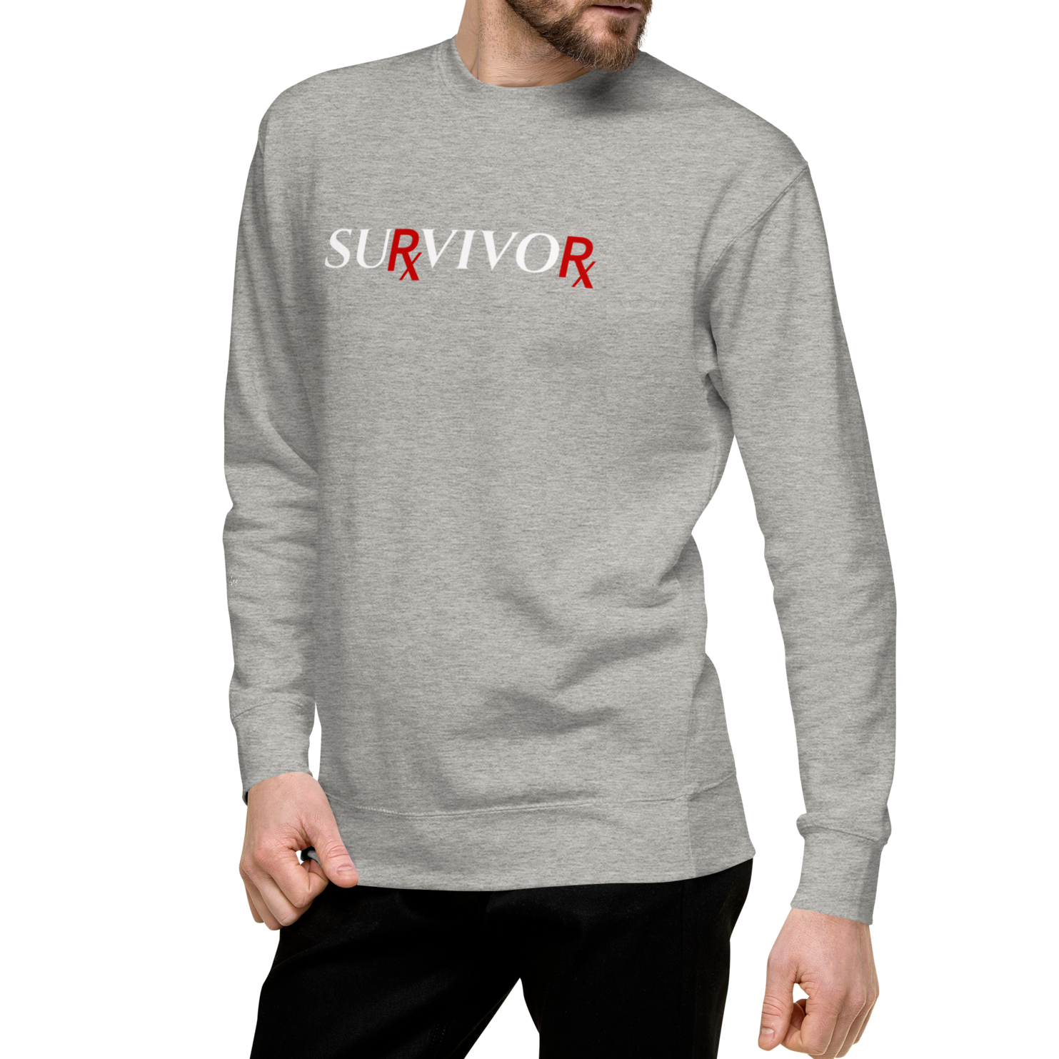 STRONG, BRAVE, and COURAGEOUS BIG PHARMA SURVIVOR Unisex Sweatshirt (S-2X) 5 COLORS