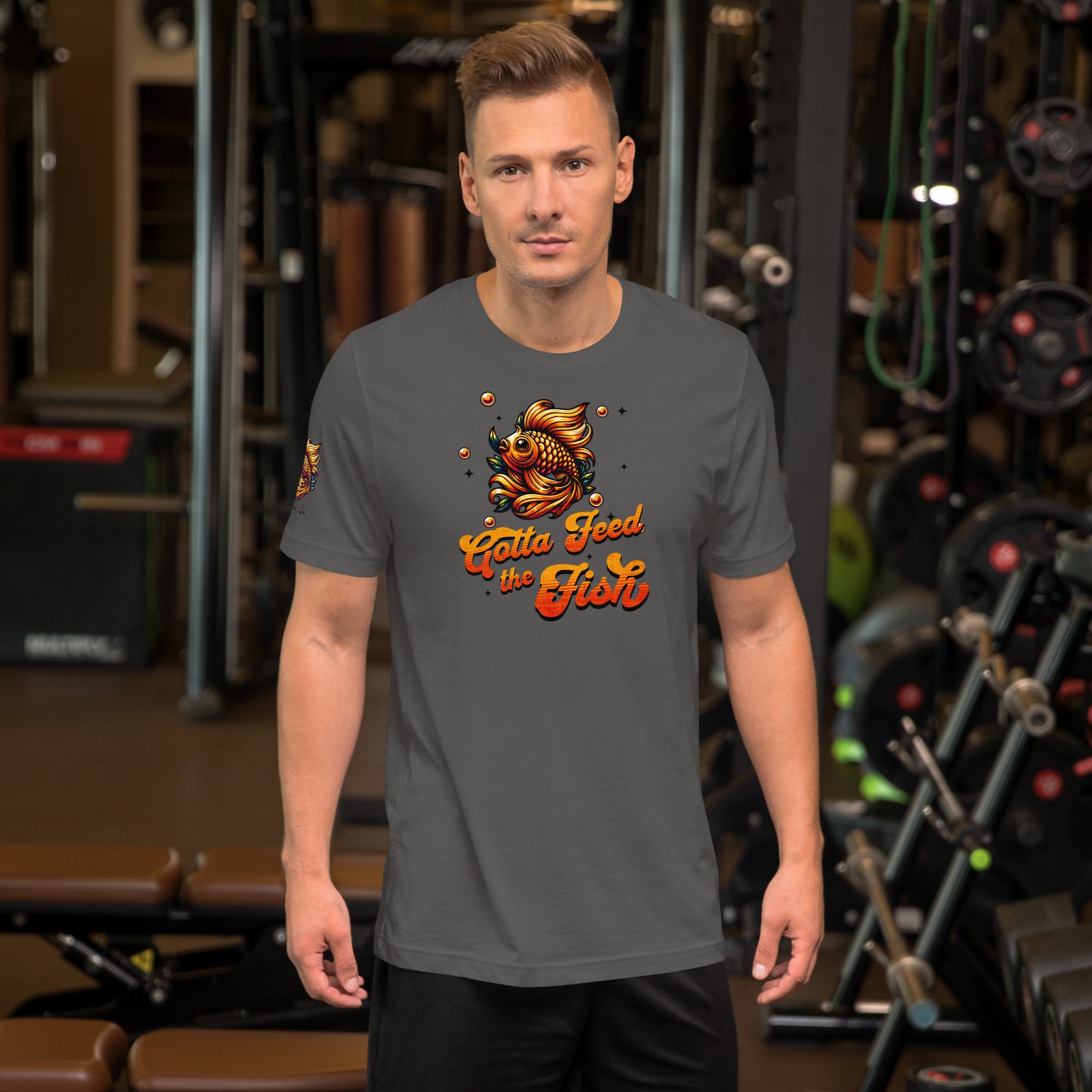 Gotta Feed the Fish T-shirt (6 color options) XS - 2X
