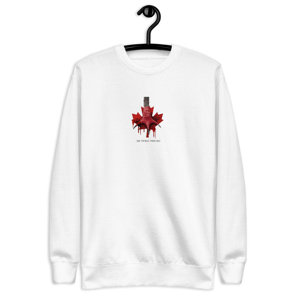 Canada Ostrich Farm Remembrance Flag & Foot Sweatshirt for charity (3 color options) S-2X