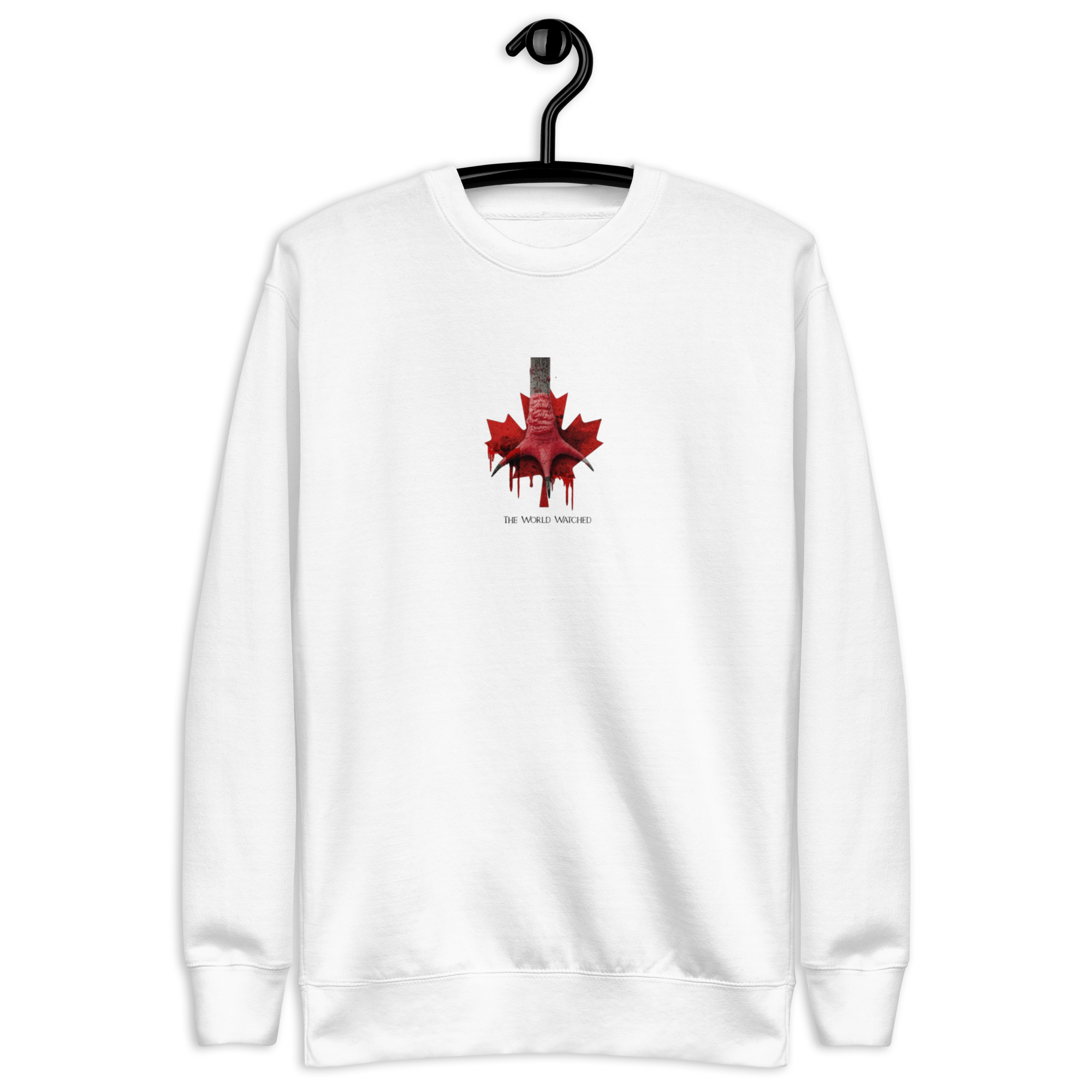 Canada Ostrich Farm Remembrance Flag & Foot Sweatshirt for charity (3 color options) S-2X
