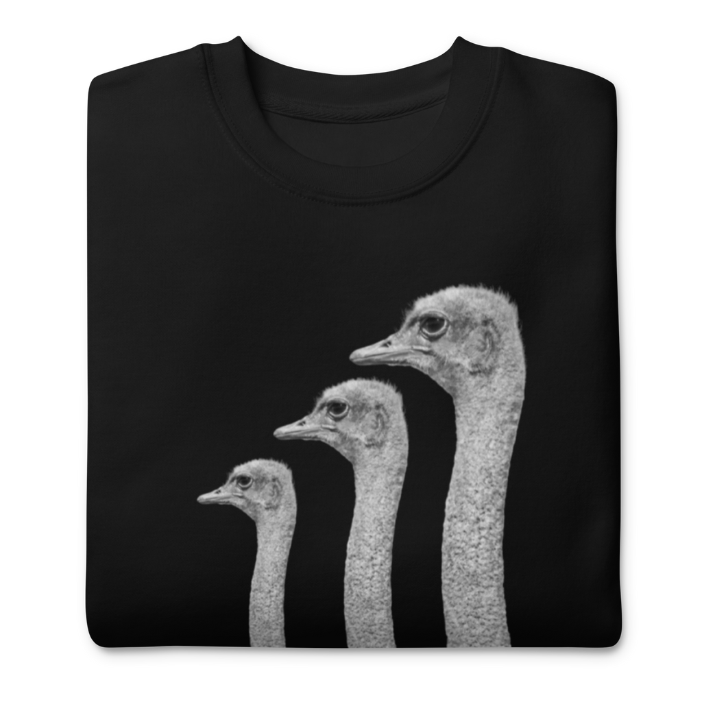 Canada Ostrich Farm Remembrance Sweatshirt for Charity, White Lettering (5 color options) S-2X