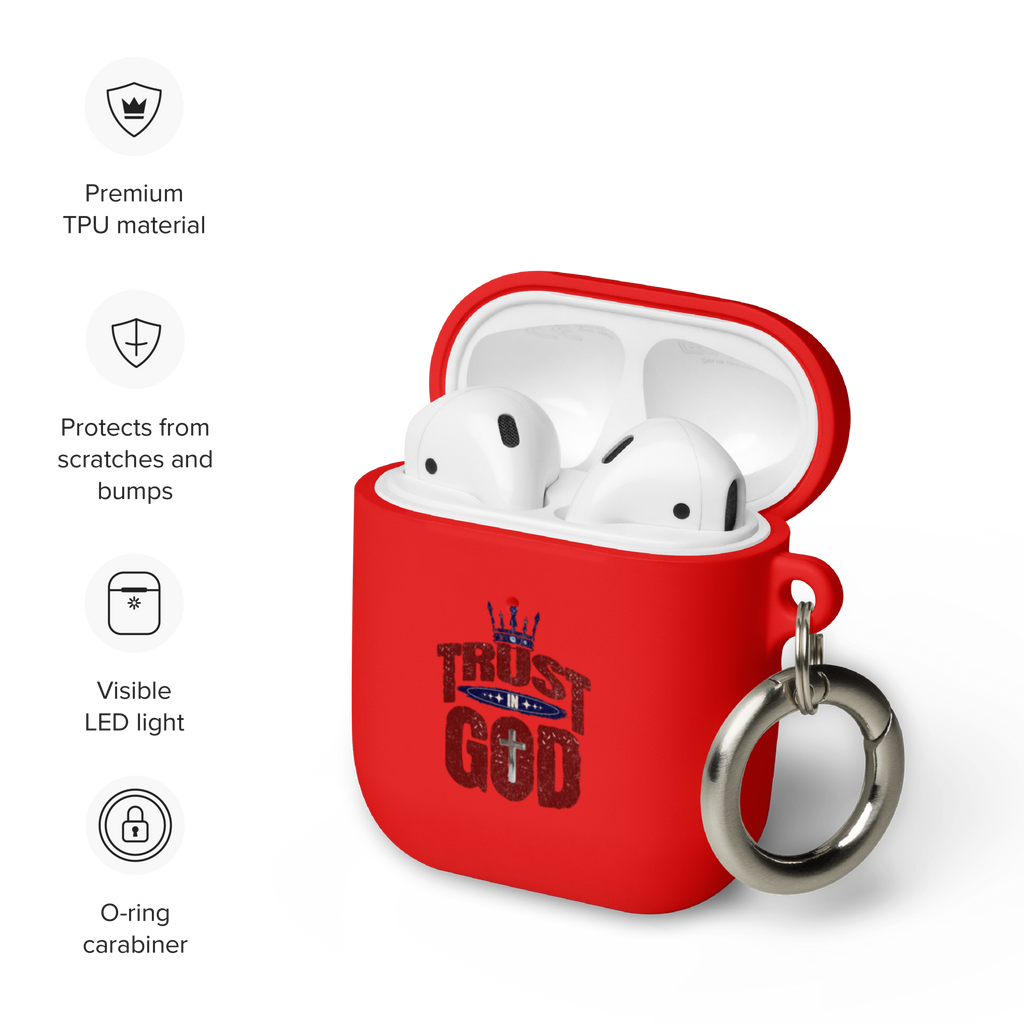 Trust in God rubber case for AirPods® (5 color options)