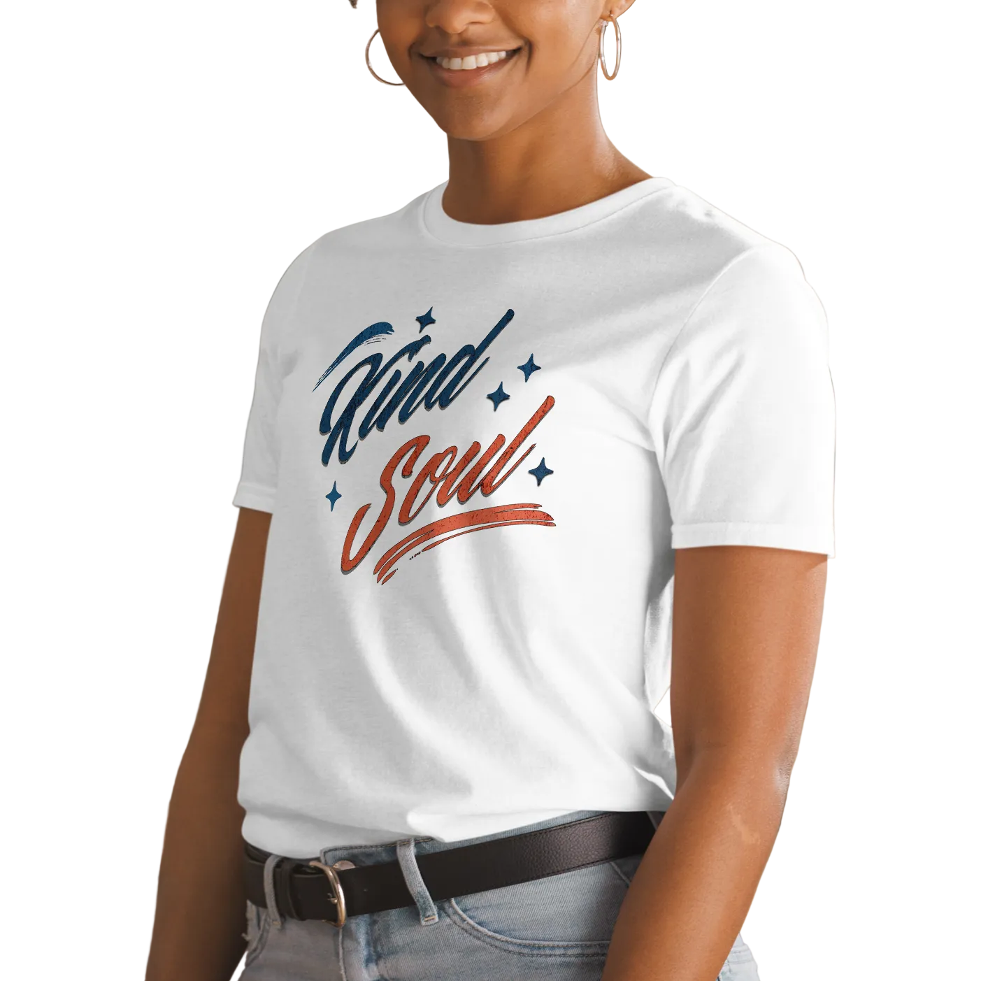 Expressively Generous, Kindhearted, Thoughtful, Considerate, and Compassionate Kind Soul Retro Unisex T-shirt (S-2X) 4 COLORS