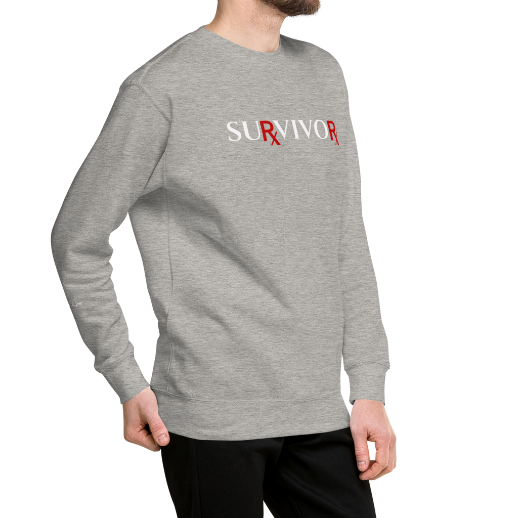 STRONG, BRAVE, and COURAGEOUS BIG PHARMA SURVIVOR Unisex Sweatshirt (S-2X) 5 COLORS