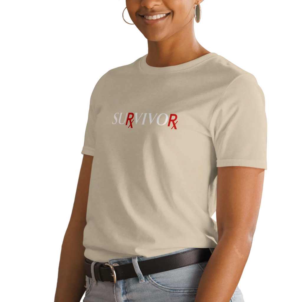 Brave, Courageous, Heroic Big Pharma Loses Survivor Wins Unisex T-shirt (S-2X) 5 COLORS