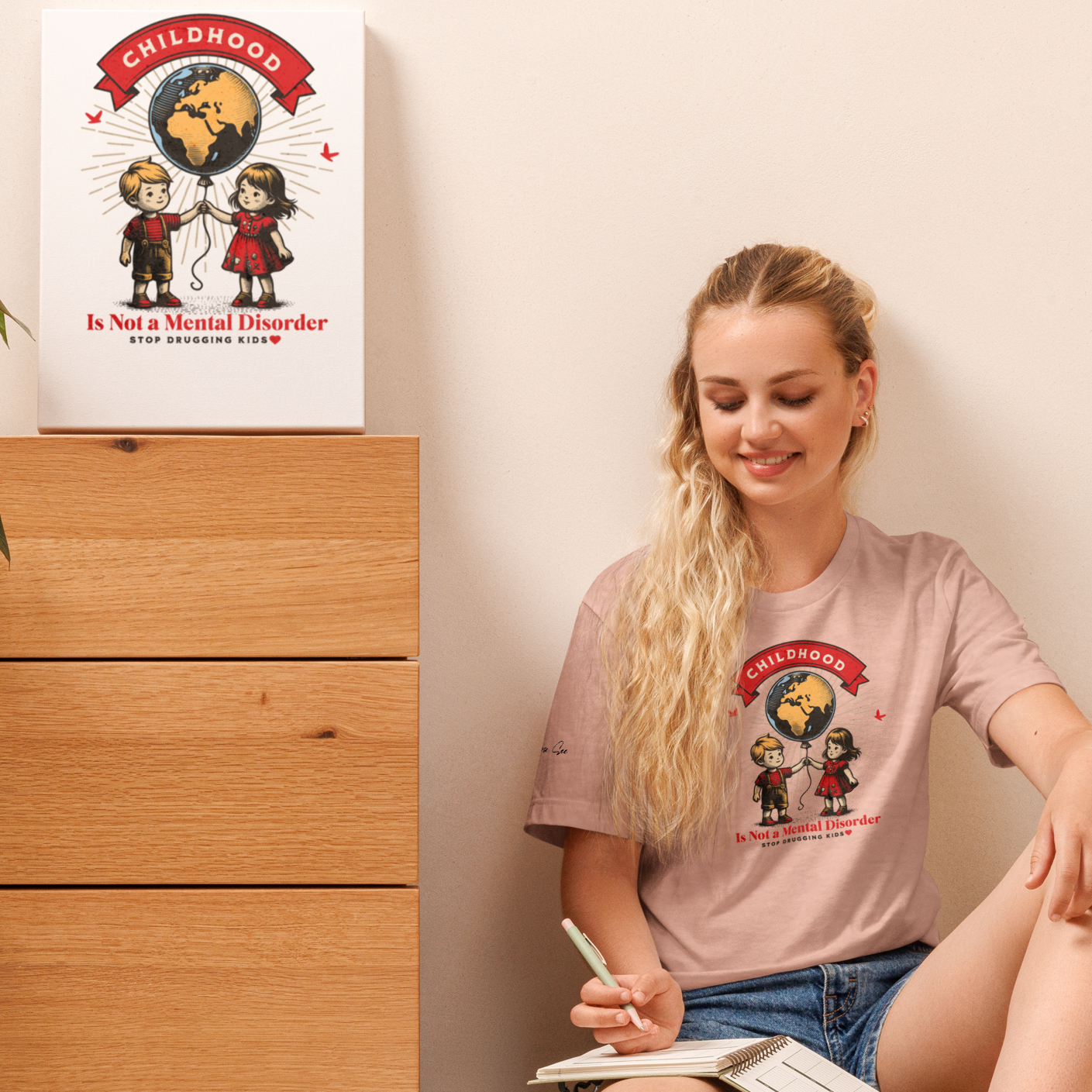 Childhood is Not a Mental Disorder tee (6 color options) XS - 2X