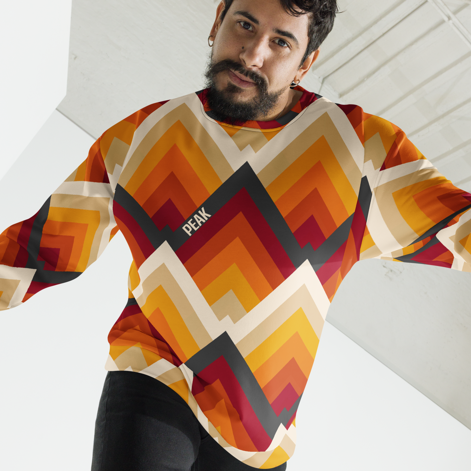 PEAK Geometric Sweatshirt (S-2X)