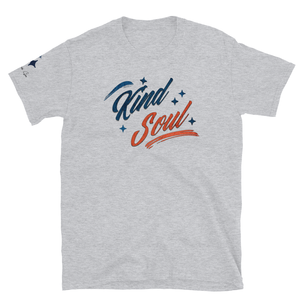 Expressively Generous, Kindhearted, Thoughtful, Considerate, and Compassionate Kind Soul Retro Unisex T-shirt (S-2X) 4 COLORS