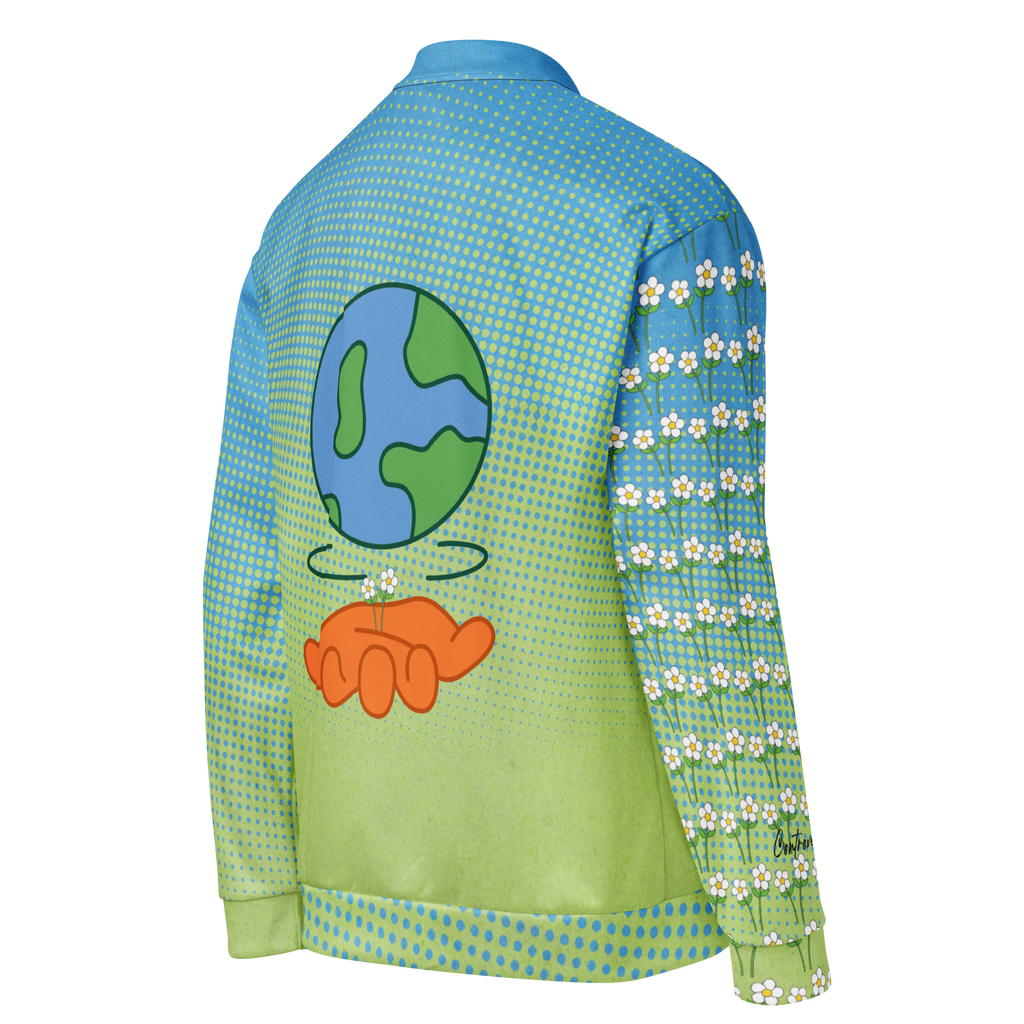 Happy Earth Bomber Jacket (S-2X)