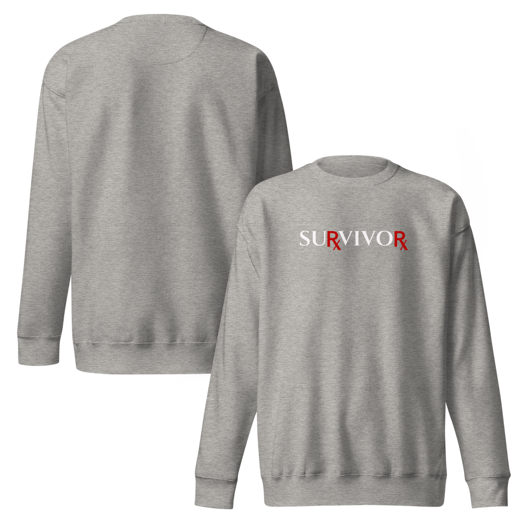 STRONG, BRAVE, and COURAGEOUS BIG PHARMA SURVIVOR Unisex Sweatshirt (S-2X) 5 COLORS