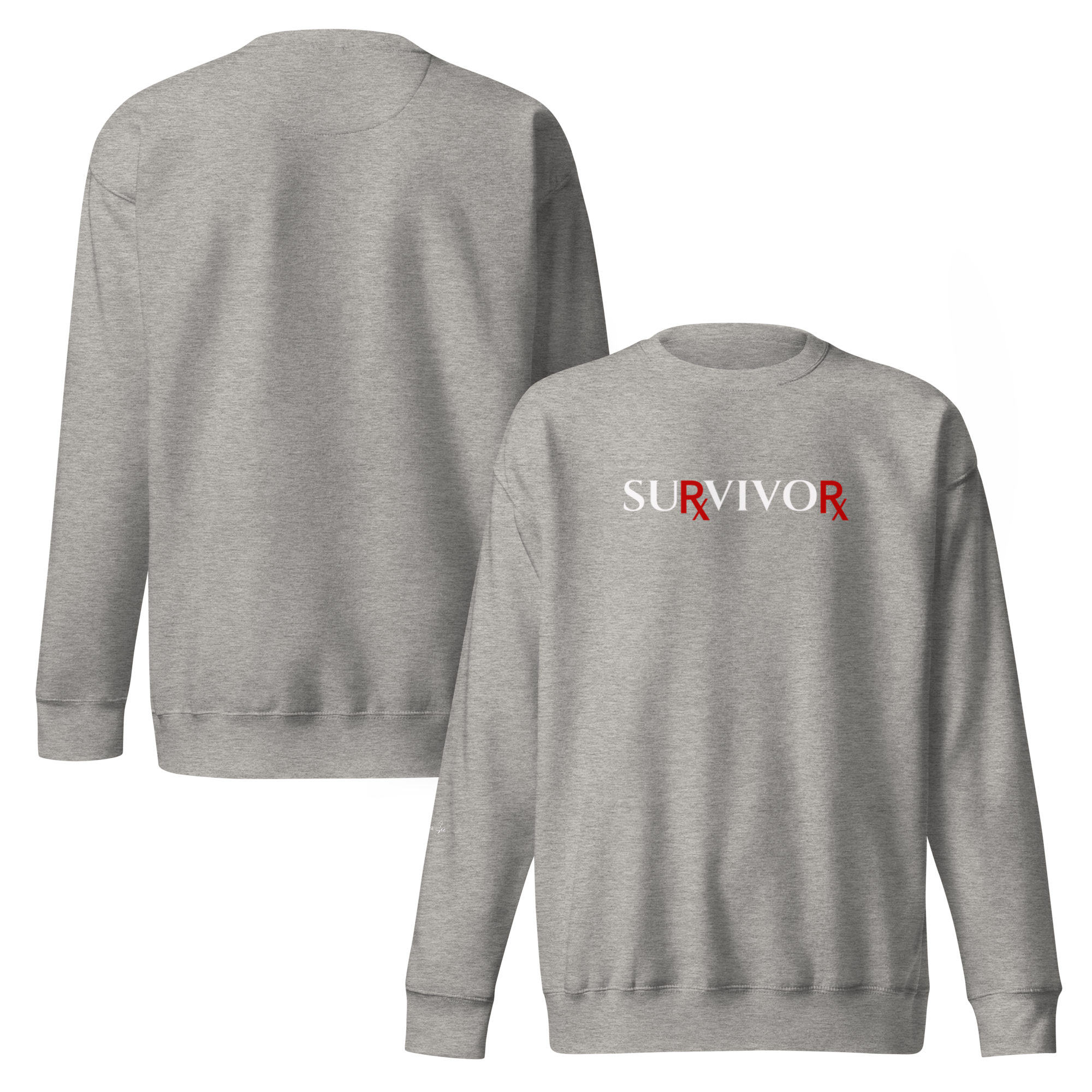 STRONG, BRAVE, and COURAGEOUS BIG PHARMA SURVIVOR Unisex Sweatshirt (S-2X) 5 COLORS