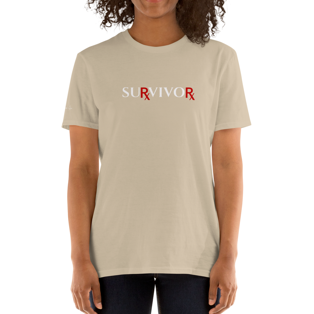 Brave, Courageous, Heroic Big Pharma Loses Survivor Wins Unisex T-shirt (S-2X) 5 COLORS