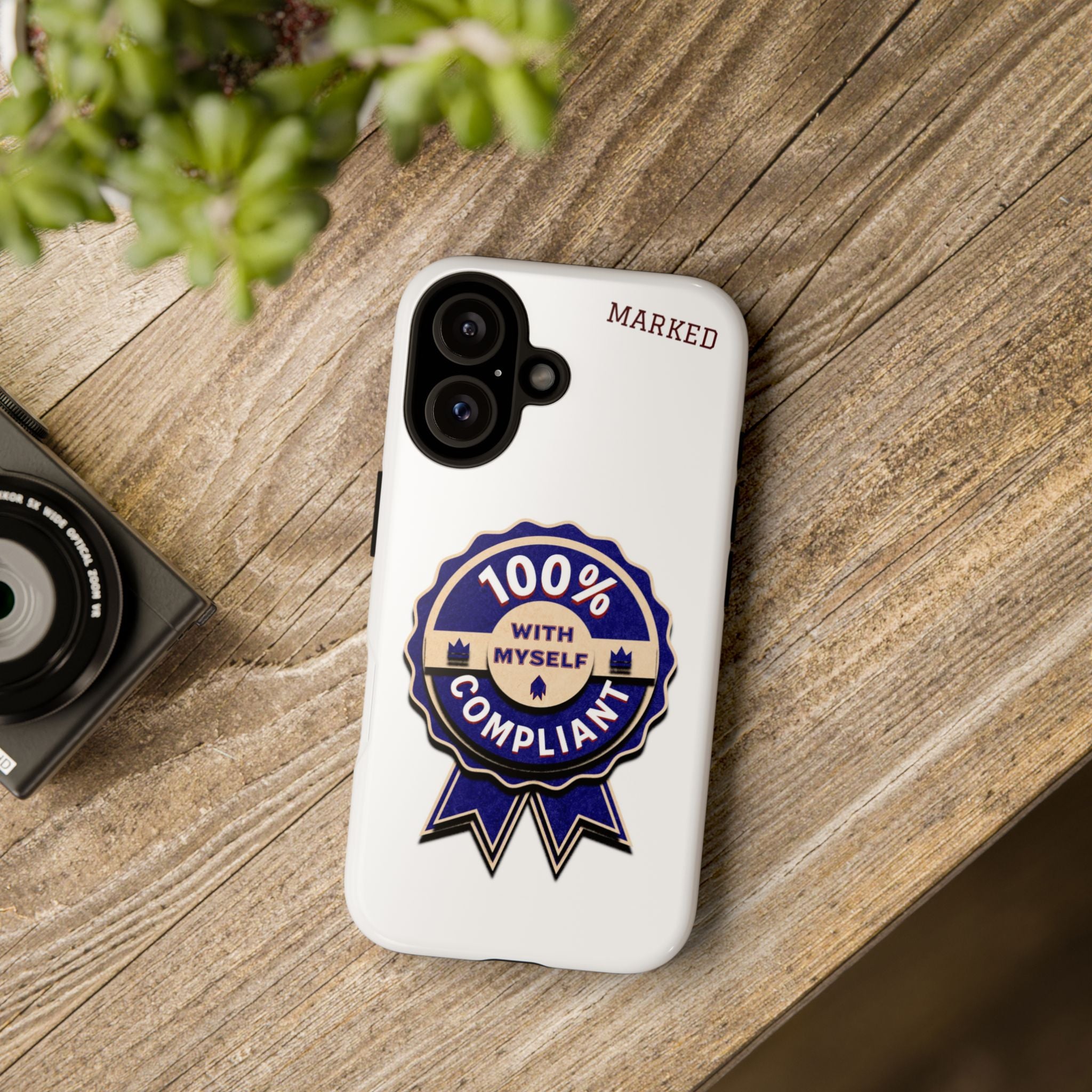 Marked 100% Compliant Tough Phone Case (matte & glossy)
