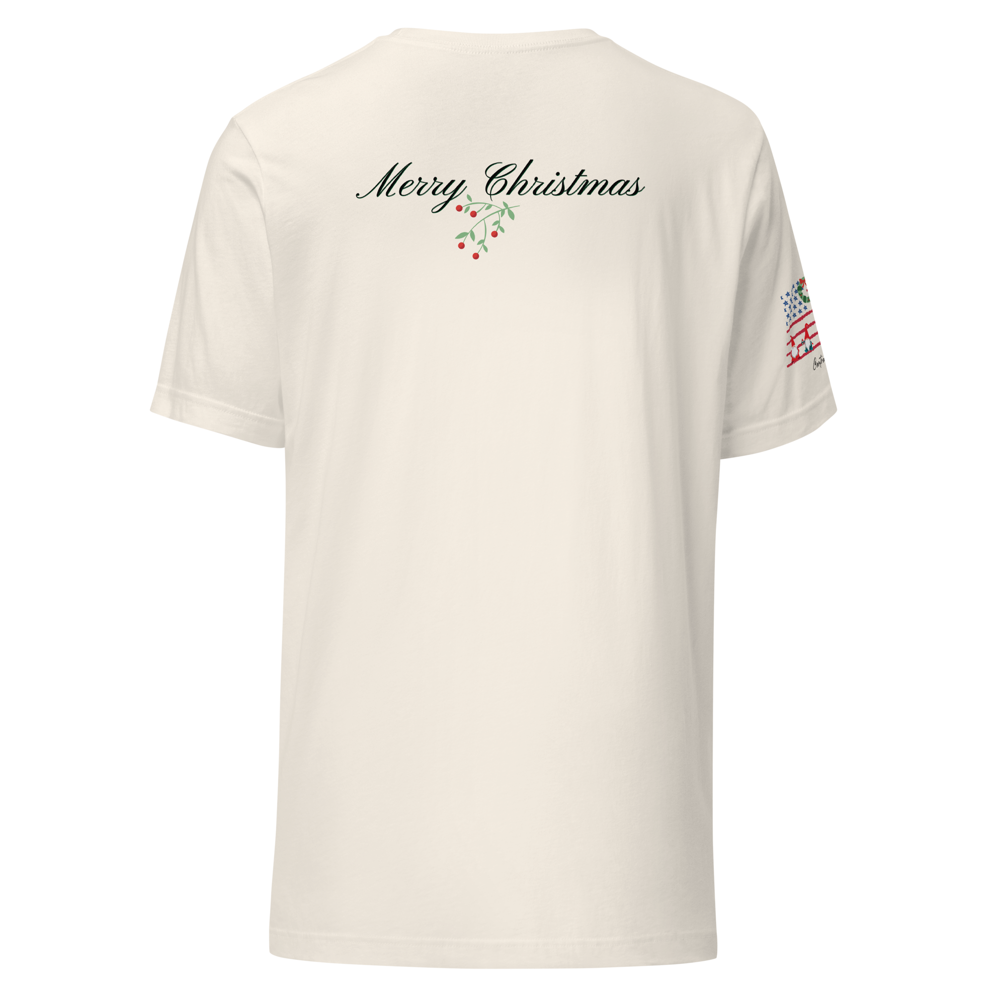 Merry Christmas Patriotic T-Shirt (4 color options) S-2X