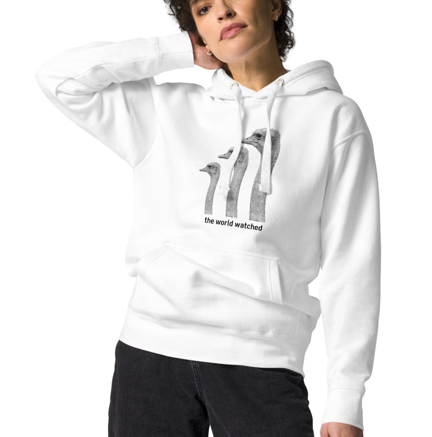 Canada Ostrich Farm Remembrance Hoodie for charity, Black Lettering (5 color options) S-2X