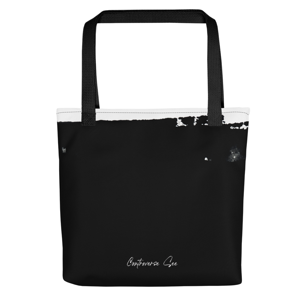 Intensely, Dramatically, Powerful Patriotic Soldier with Guitar Warrior's Rock Medium Tote Bag - 2 COLORS