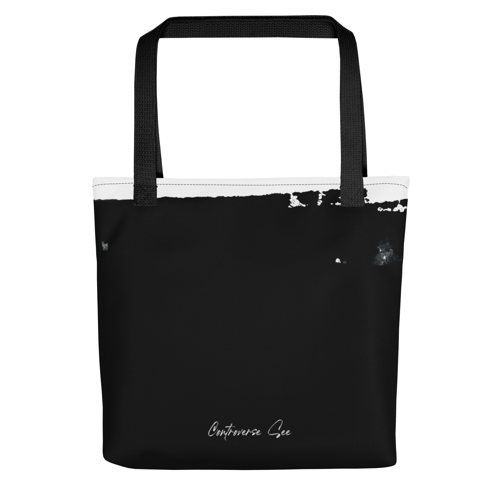 Intensely, Dramatically, Powerful Patriotic Soldier with Guitar Warrior's Rock Medium Tote Bag - 2 COLORS
