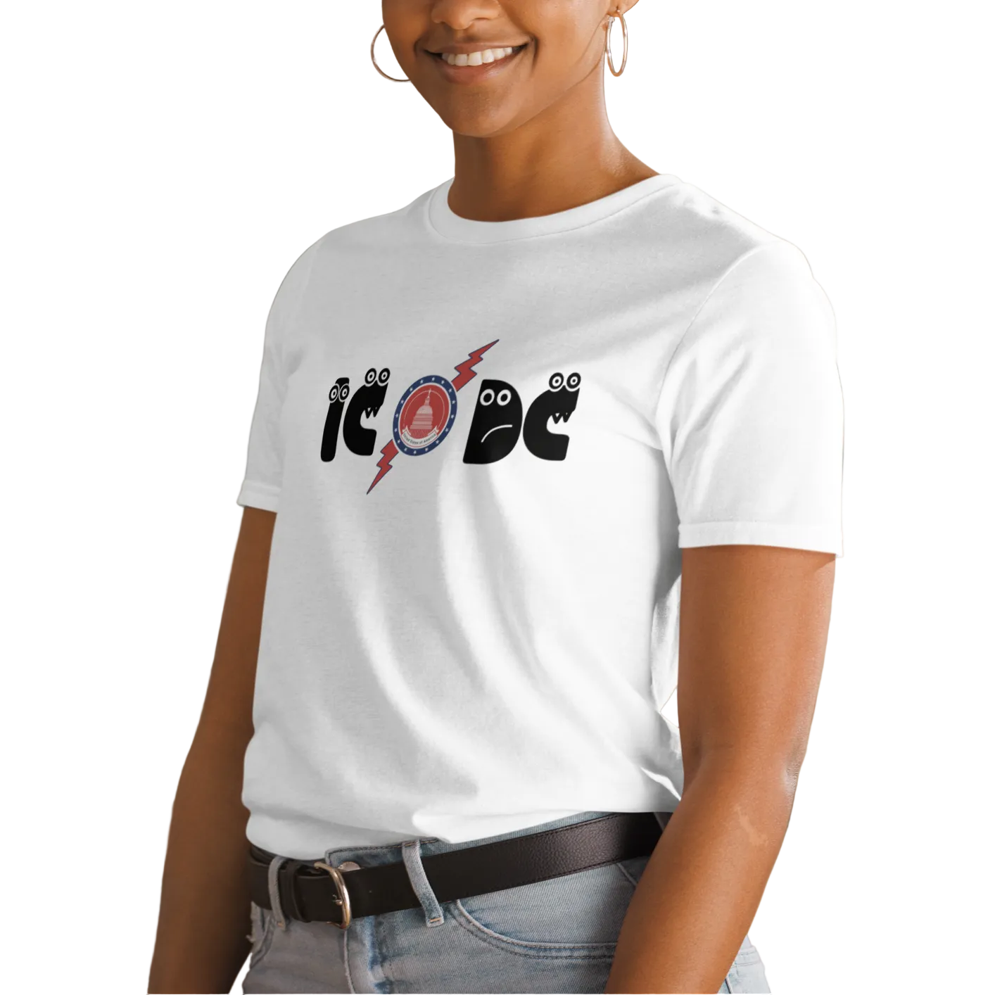 Comical Political Parody Naughty DC Politicians Can't Hide Unisex T-shirt (S-2X) 6 Colors