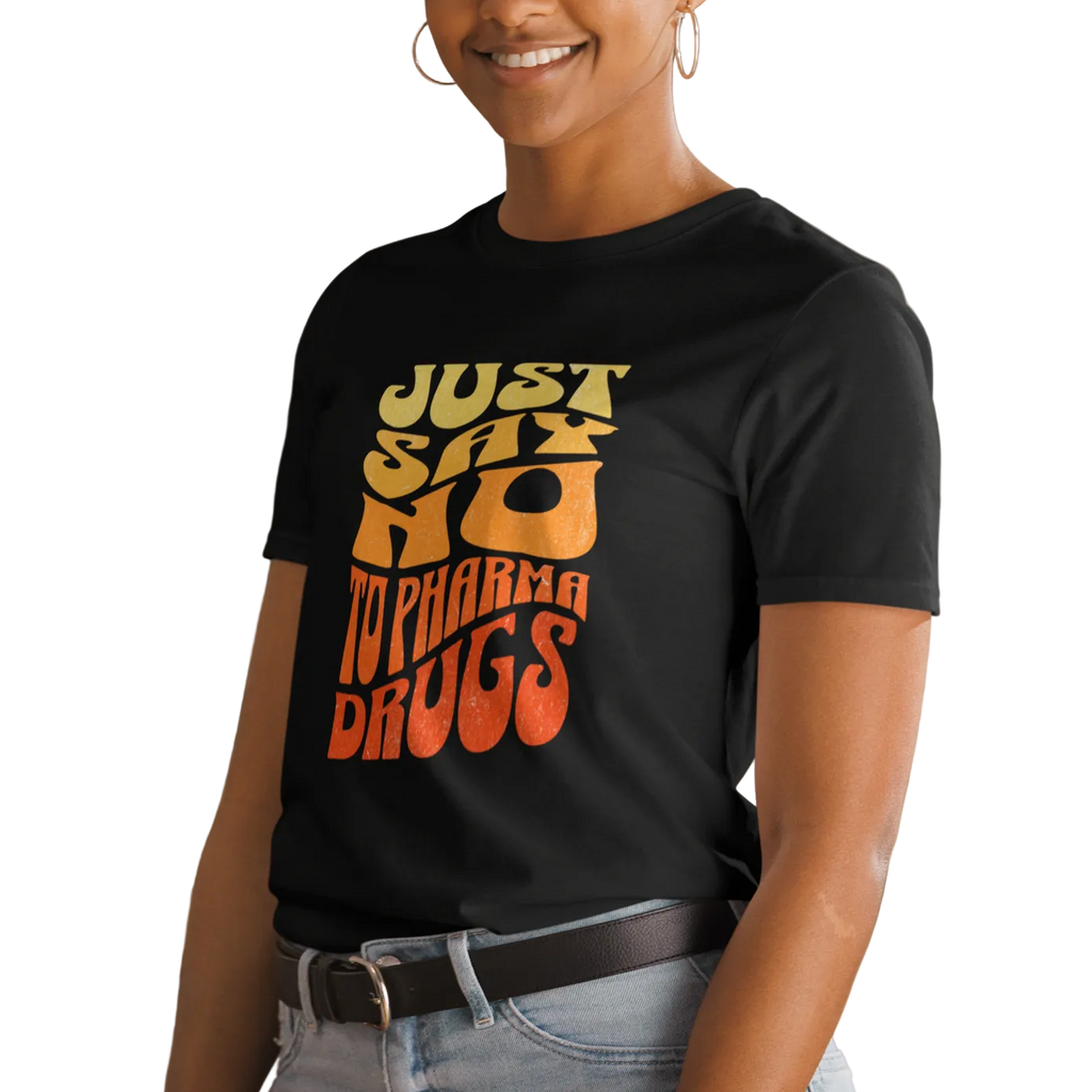 Colorfully Groovy Generation Just-Say-No Knows Unisex T-shirt (S-2X) 4 colors