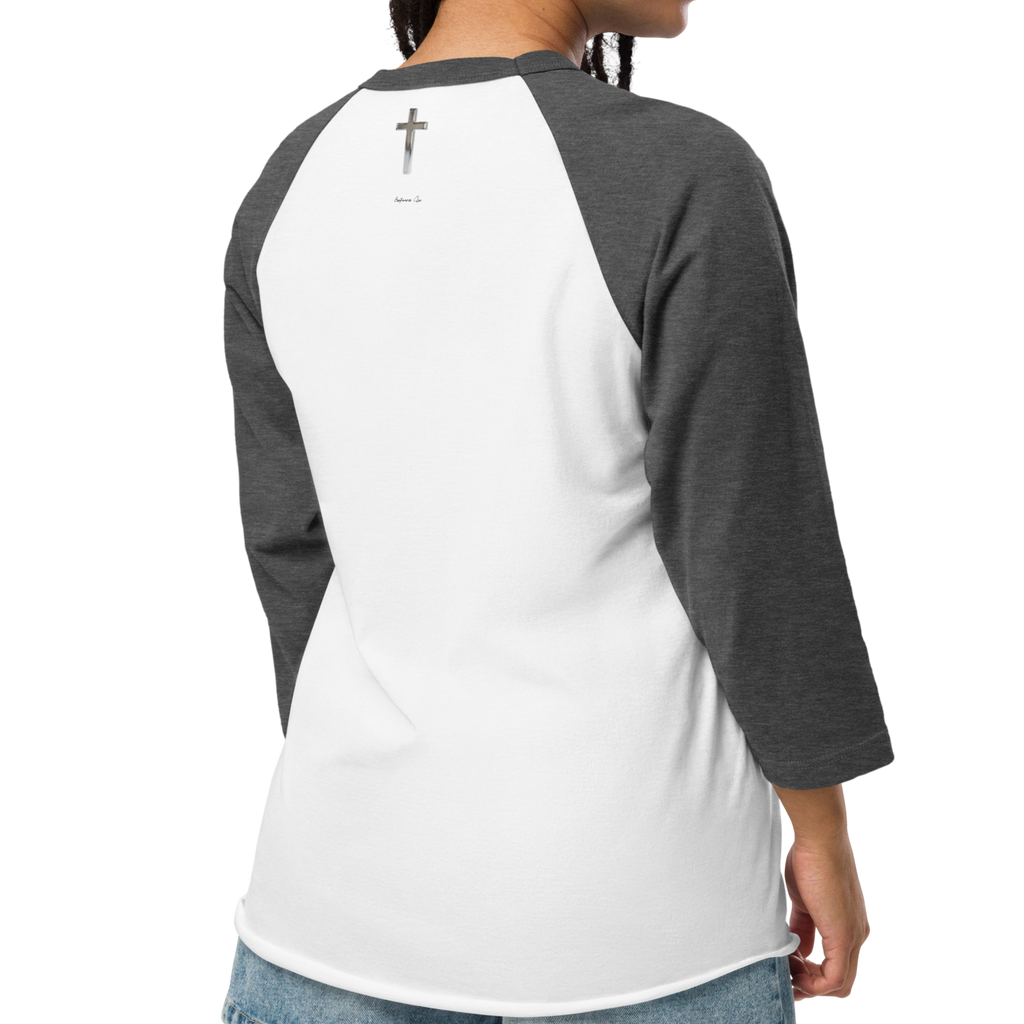 Thank God 3/4 sleeve Raglan T-Shirt (3 color options) S-2X
