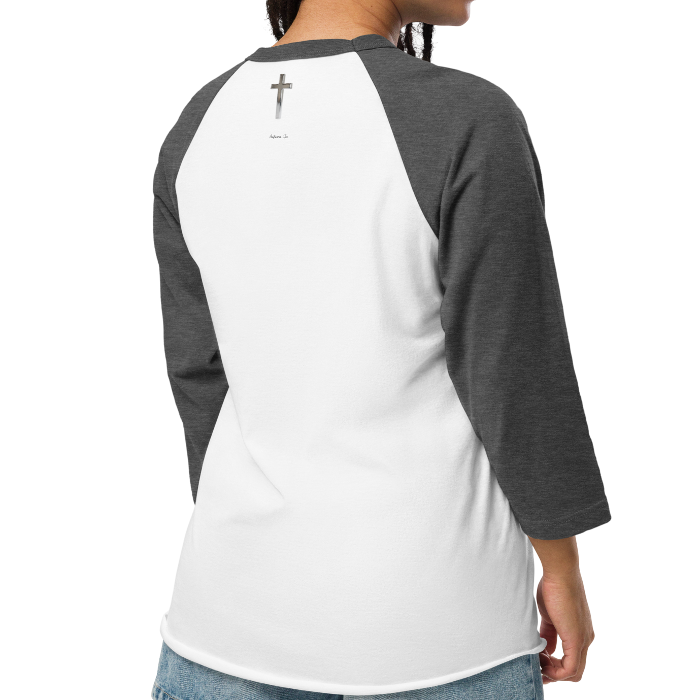 Thank God 3/4 sleeve Raglan T-Shirt (3 color options) S-2X
