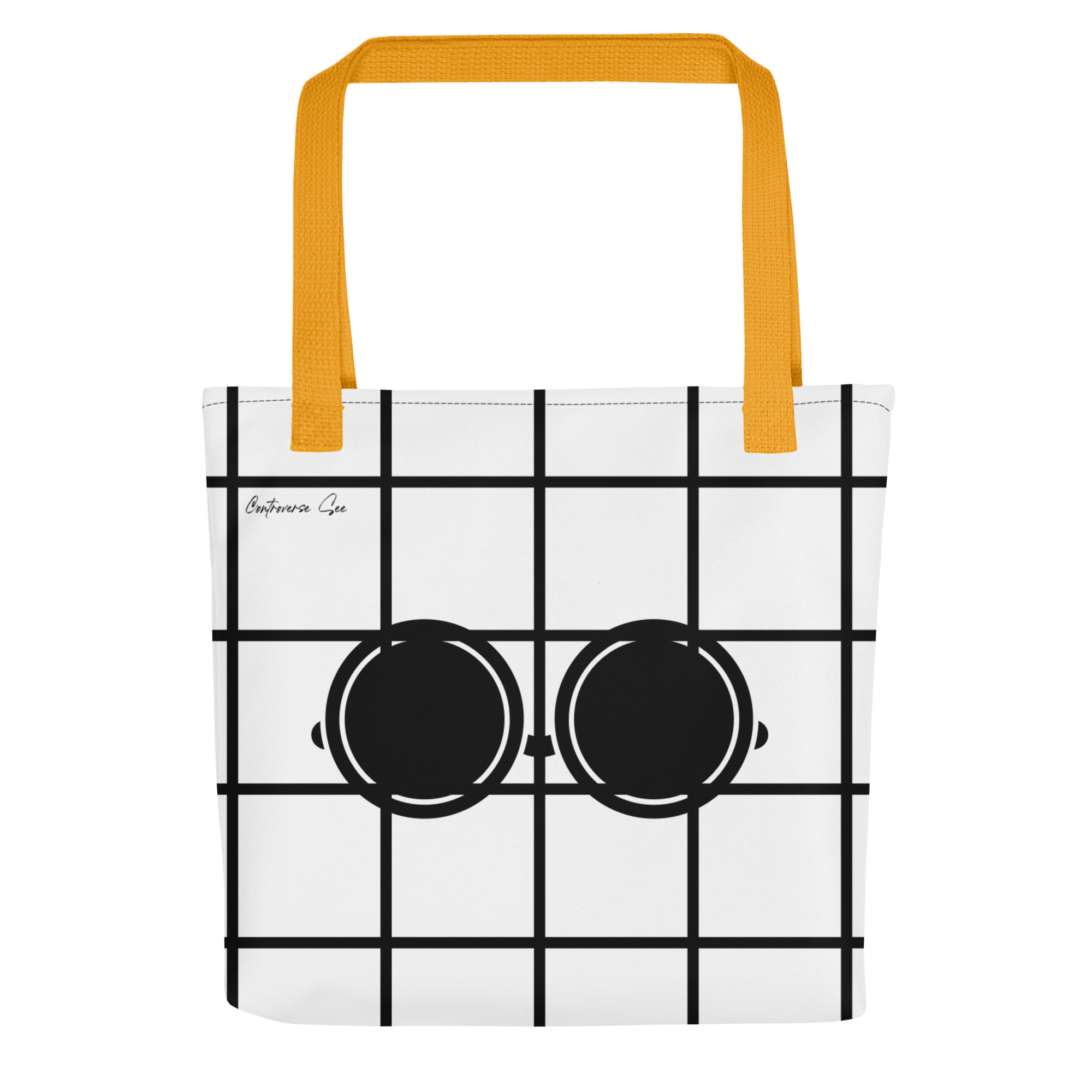 Amusingly Playful and Witty Political Parody IC/DC and Sunglasses Double Sided Graphic Tote Bag - 2 COLORS