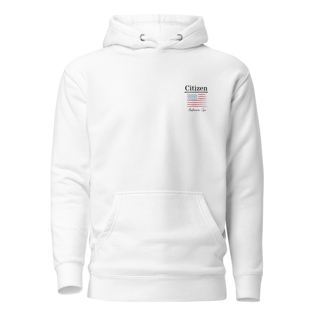 Celebratory All-American Patriotic 1776 USA 250 Proud American Citizen Unisex Hoodie (S-3X) 4 COLORS