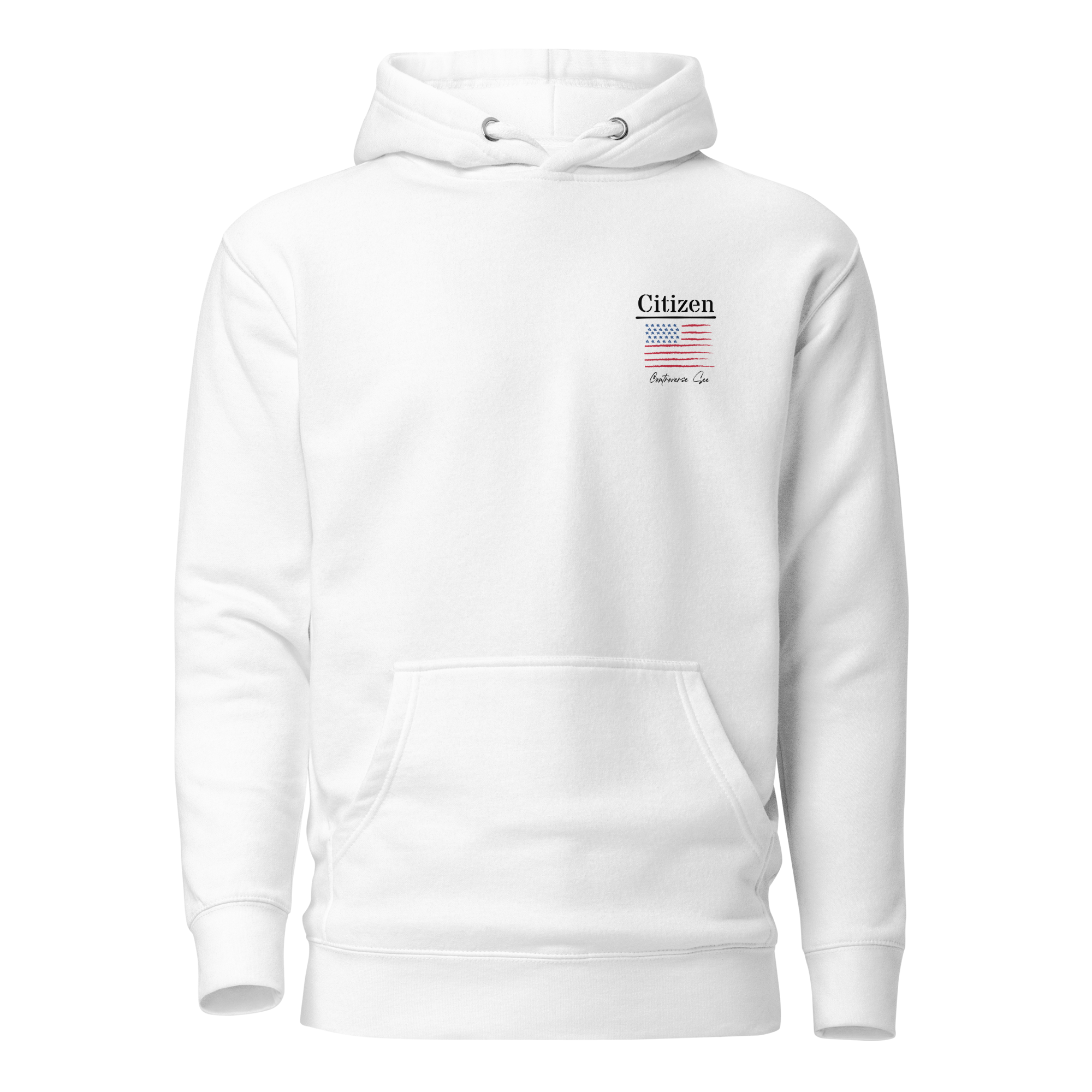 Celebratory All-American Patriotic 1776 USA 250 Proud American Citizen Unisex Hoodie (S-3X) 4 COLORS
