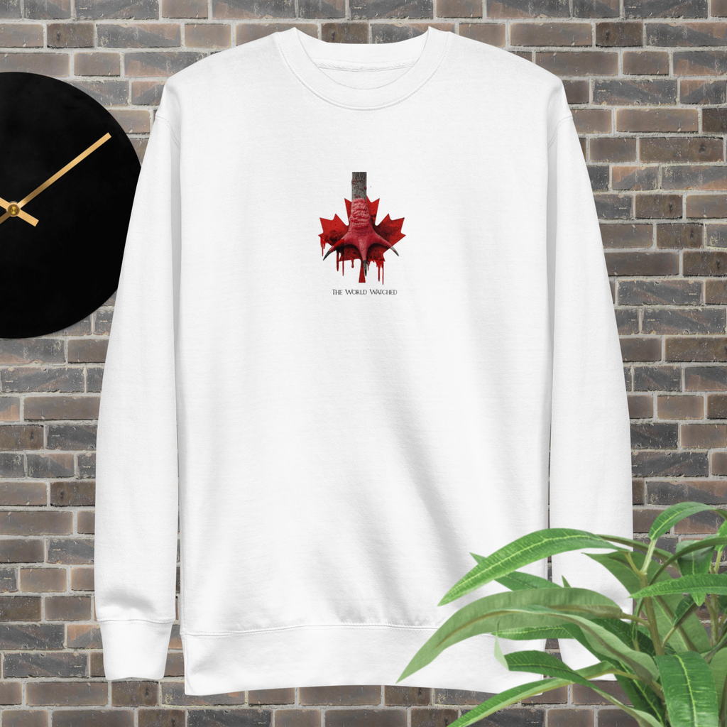 Canada Ostrich Farm Remembrance Flag & Foot Sweatshirt for charity (3 color options) S-2X