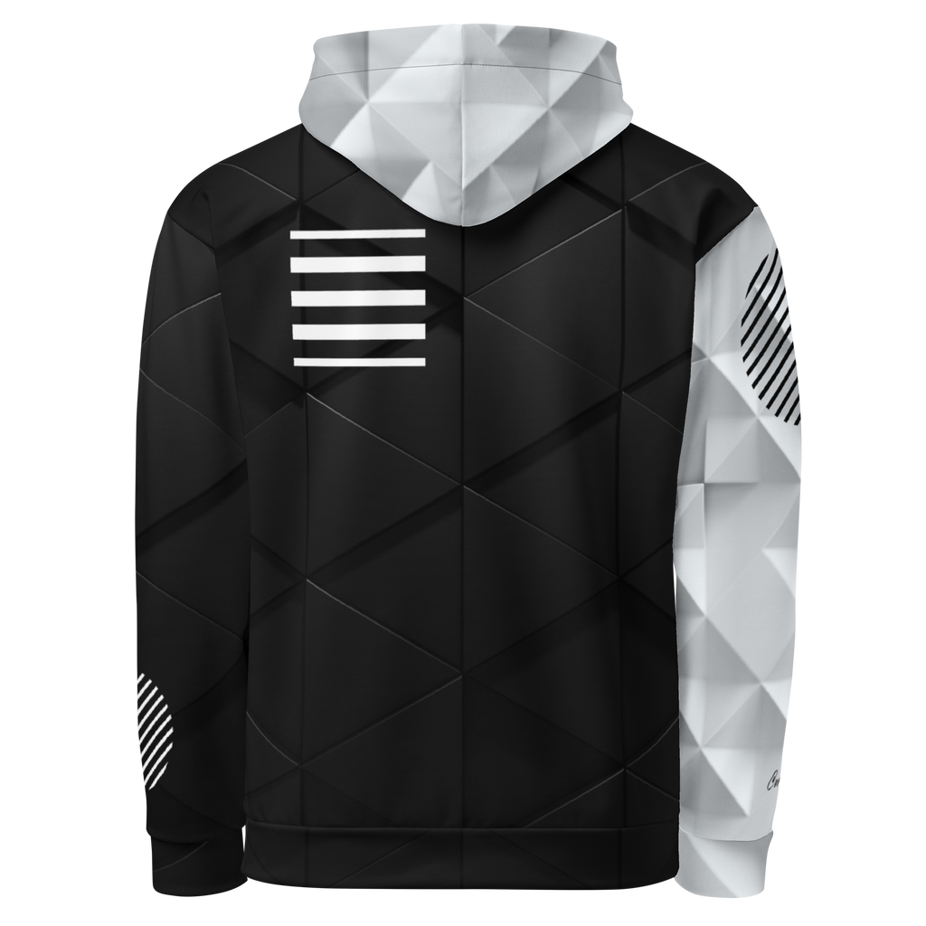 Tech in Black & White Hoodie (S-2X)