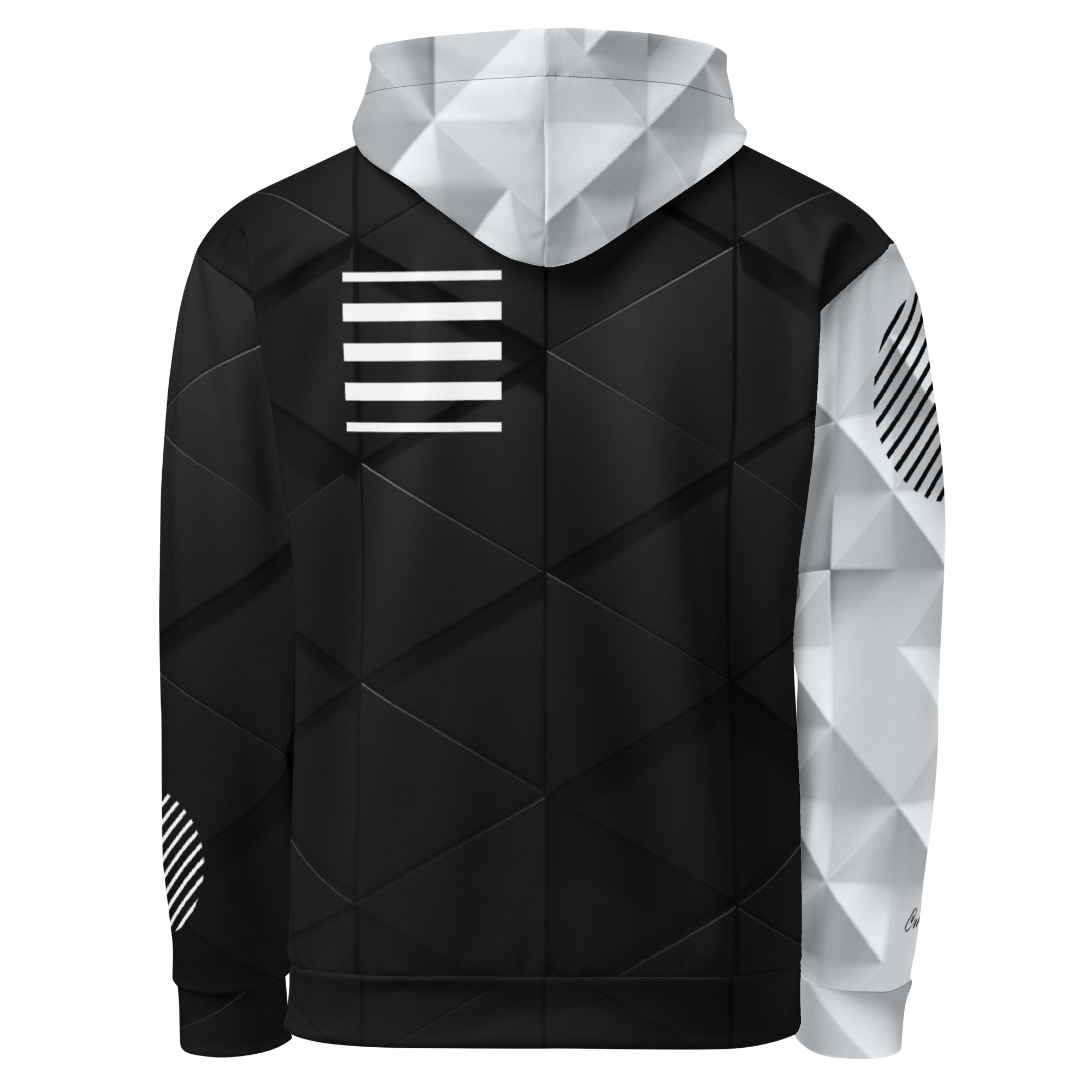 Tech in Black & White Hoodie (S-2X)