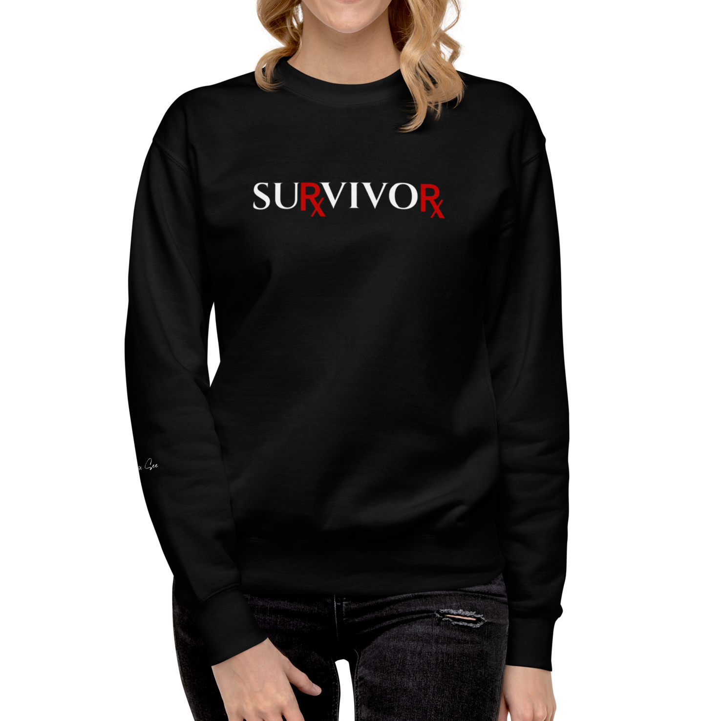 STRONG, BRAVE, and COURAGEOUS BIG PHARMA SURVIVOR Unisex Sweatshirt (S-2X) 5 COLORS