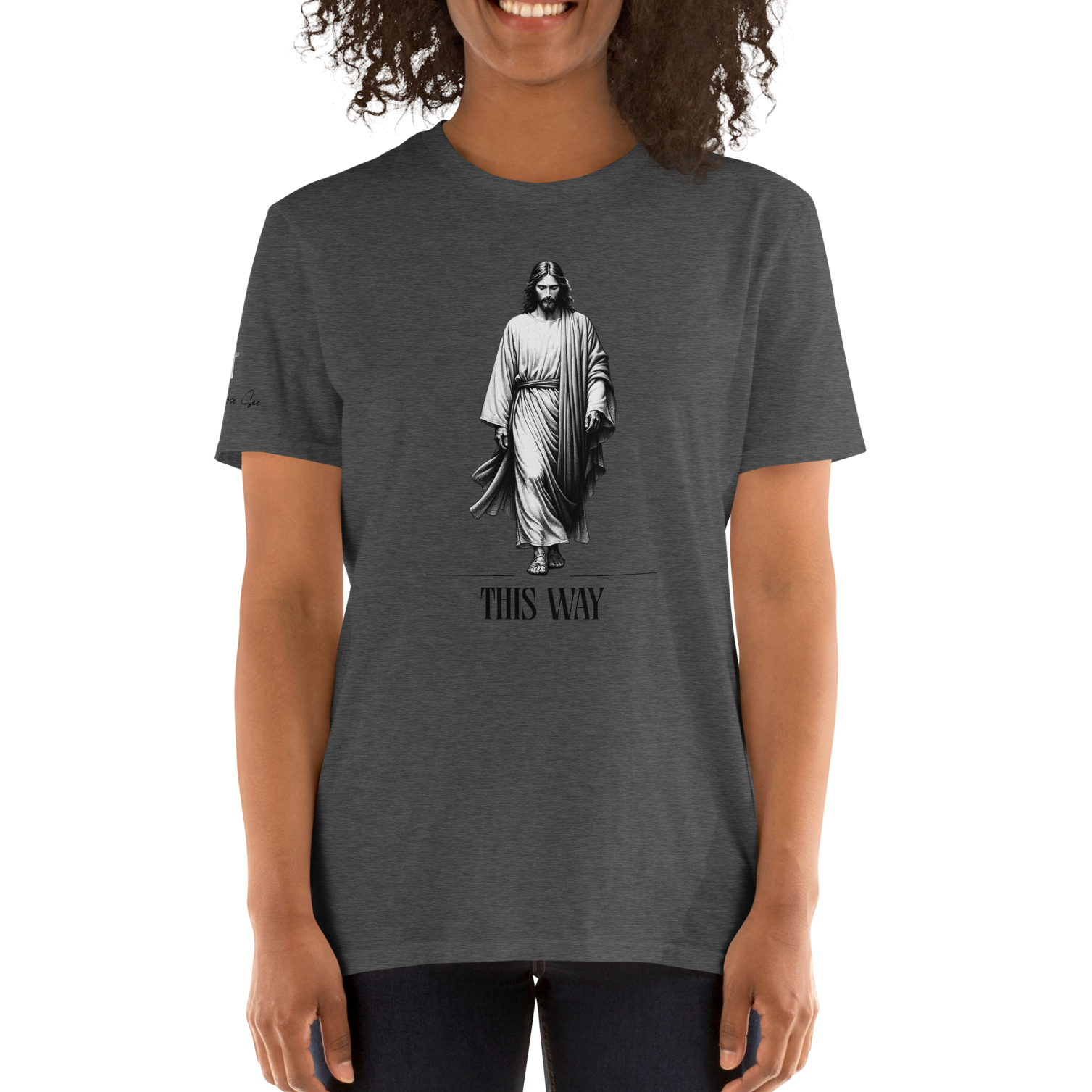Religiously, Faithfully Following Jesus This Way Unisex T-shirt (S-2X) 3 COLORS