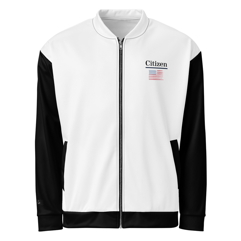 Uniting All Americans! Patriotic 1776 USA 250 Proud American Citizen Unisex Bomber Jacket (XS-3X)