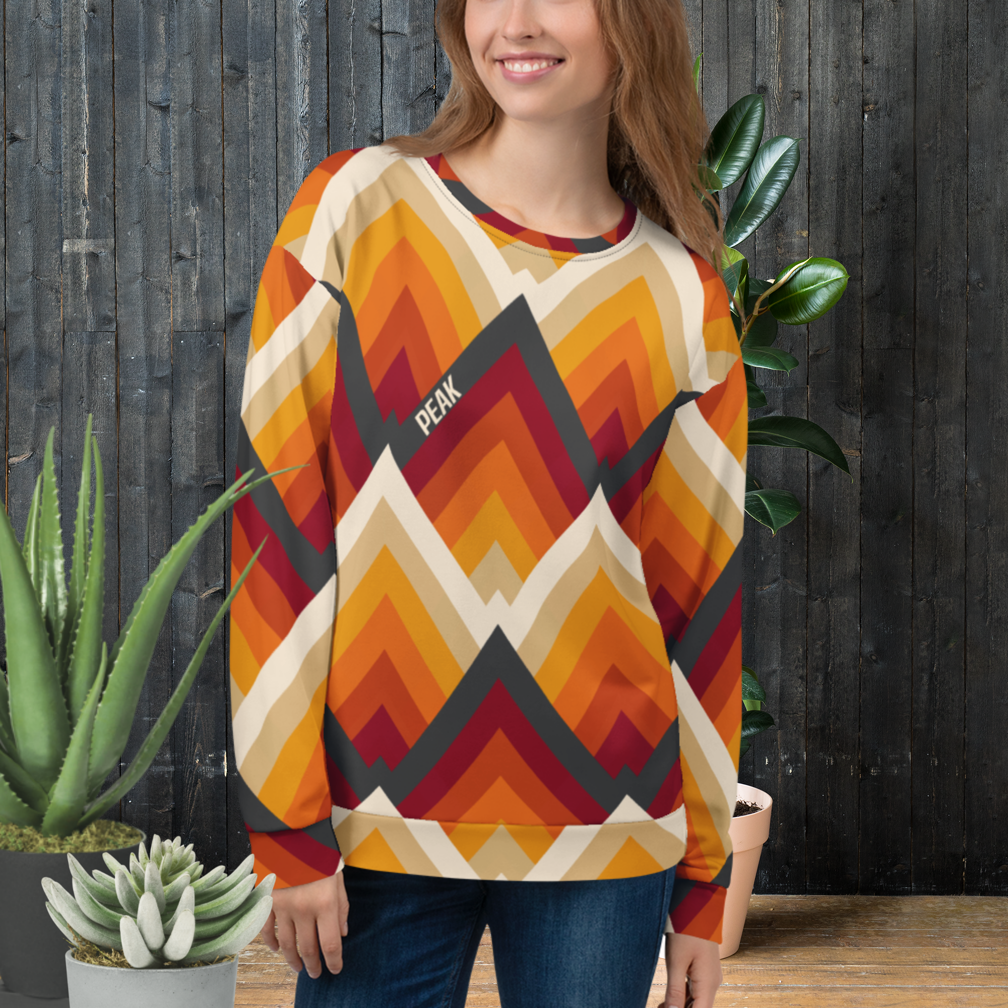 PEAK Geometric Sweatshirt (S-2X)
