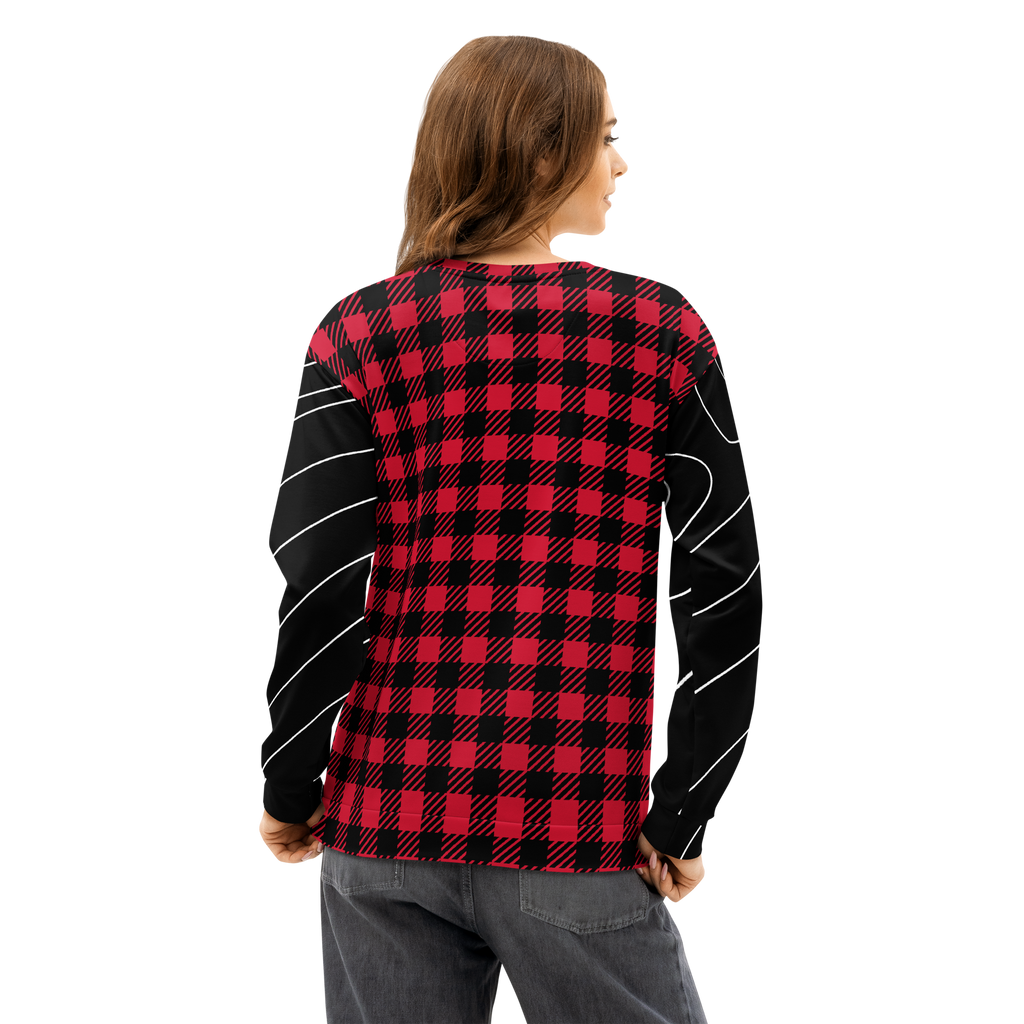 Plaid Star Sweatshirt (S-2X)
