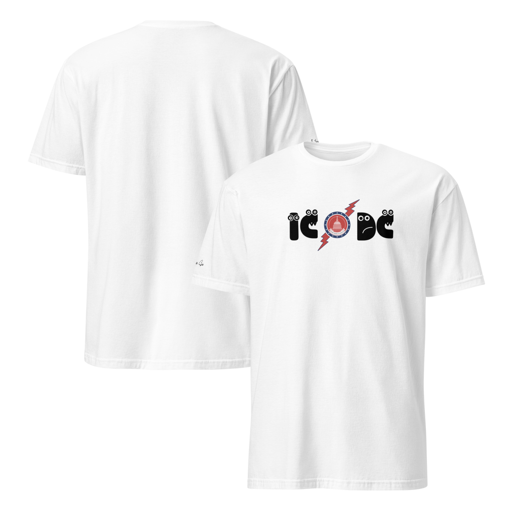 Comical Political Parody Naughty DC Politicians Can't Hide Unisex T-shirt (S-2X) 6 Colors