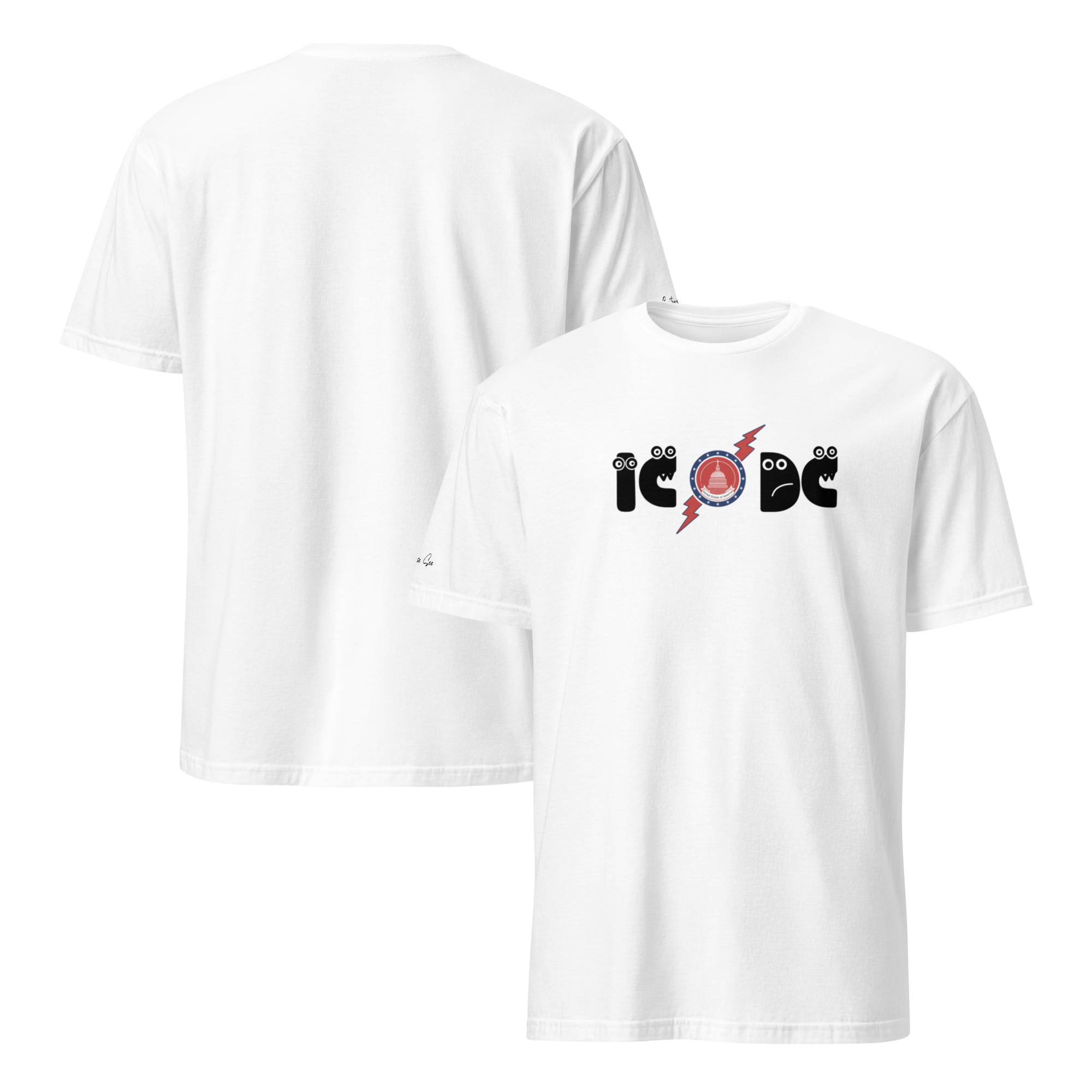 Comical Political Parody Naughty DC Politicians Can't Hide Unisex T-shirt (S-2X) 6 Colors