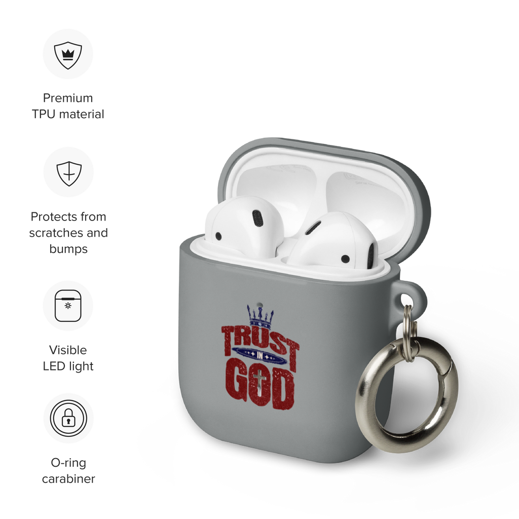 Trust in God rubber case for AirPods® (5 color options)