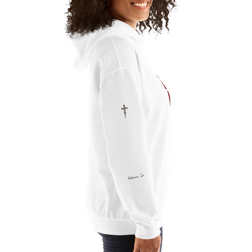 Faithful Praise and Glory Trust in God Chrome Cross & Crown Unisex Hoodie (S-2X) 4 COLORS